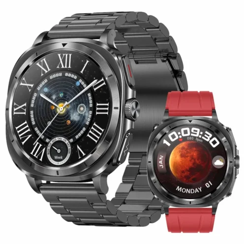 Smartwatch Kardiowatch Zegarek Kardiologiczny z Funkcją Rozmów EKG Saturacja Glukozy Ciśnienia Puls