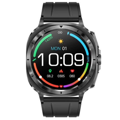 Smartwatch Kardiowatch Zegarek Kardiologiczny z Funkcją Rozmów EKG Saturacja Glukoza