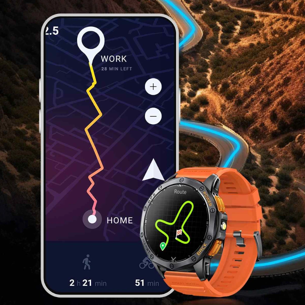 Smartwatch Exon Wear Pro z GPS - idealny towarzysz aktywności na świeżym powietrzu