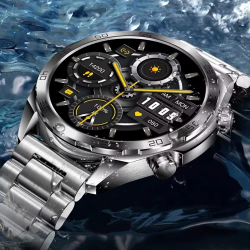 Inteligentny zegarek EKG Exon Effective Wodoszczelny smartwatch odporny na zalania woda