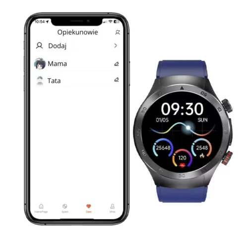 Kardiowatch z monitorem pracy serca w czasie rzeczywistym