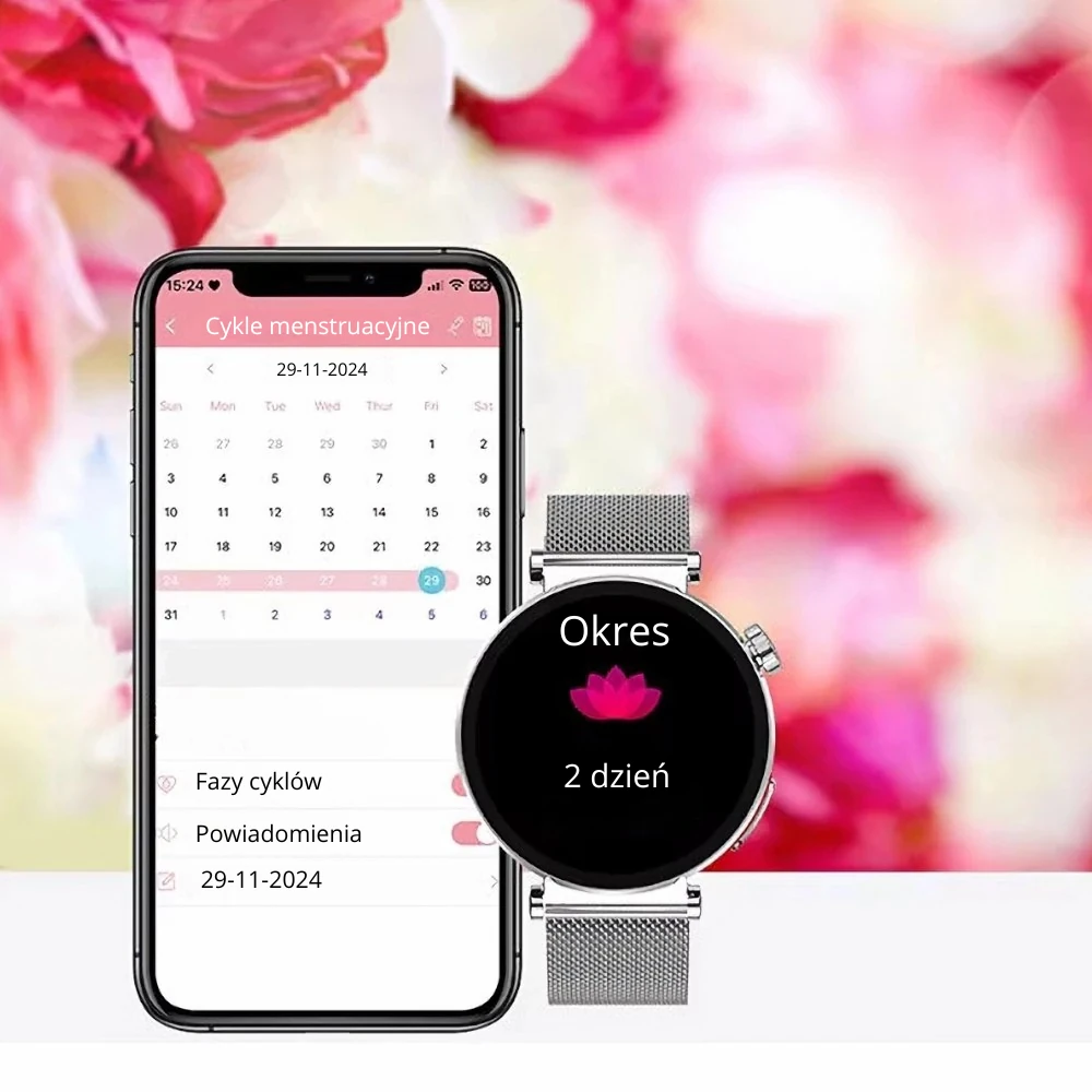Kardiowatch Exon Flow monitorowanie cyklu menstruacyjnego