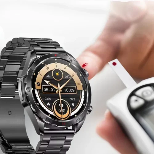 Zegarek EKG wyposażony w funkcję ciśnieniomierza