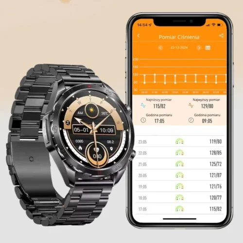 Zegarek EKG Exon Effective Ciśnieniomierz pomiar ciśnienia