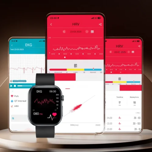 CardioNyx z czujnikiem cukru i EKG to idealny wybór dla osób zmagających się z problemami krążeniowymi.