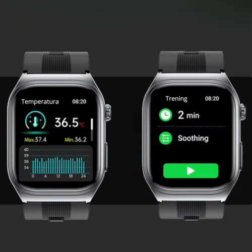 Exon Biotrack wykonuje automatyczne pomiary zdrowotne co 10–60 minut