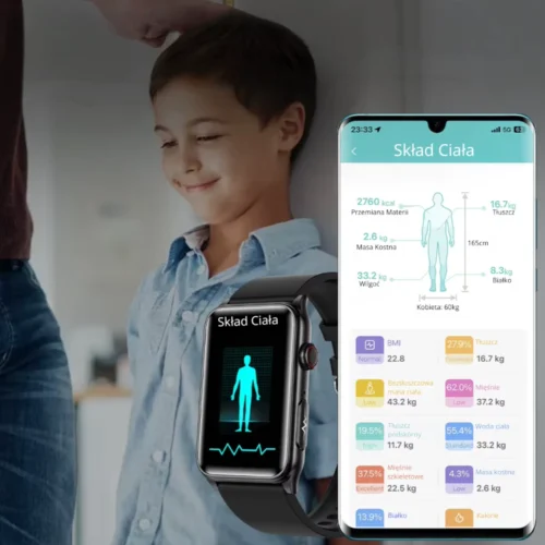 Pomiar składu ciała na kardiowatchu – BMI, tłuszcz, mięśnie