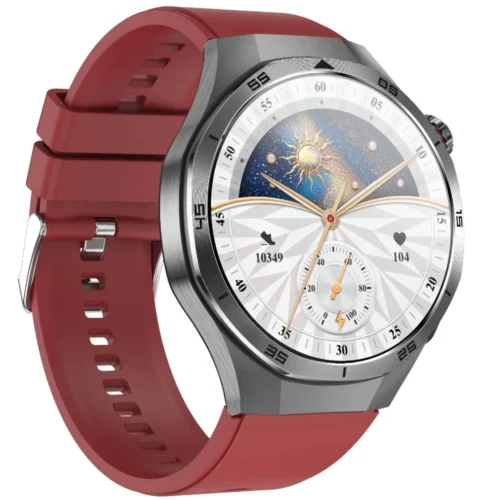 Kardiowatch Exon Strix z analogowa tarcza wraz z złotymi wstawkami