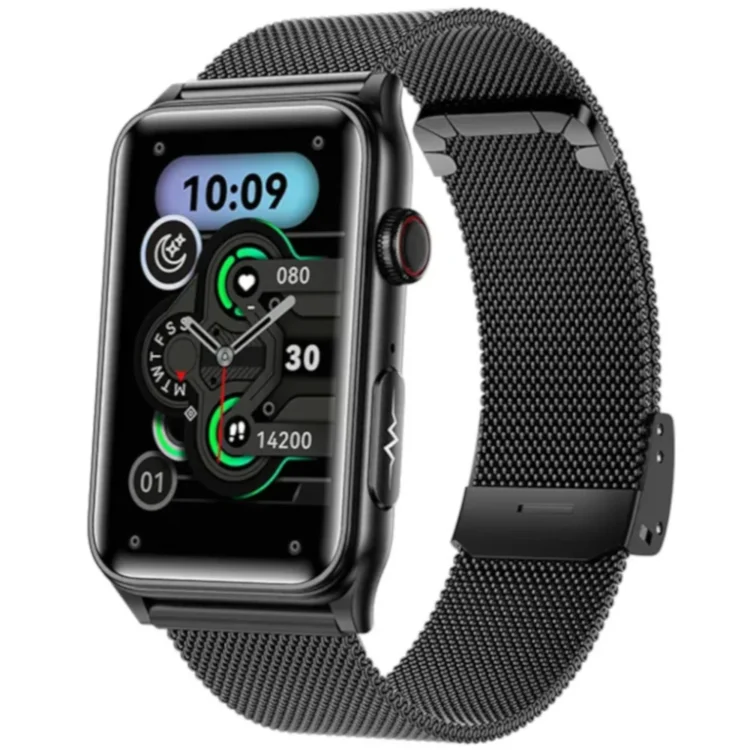 Zbliżenie na ekran kardiowatcha z pomiarem zdrowia