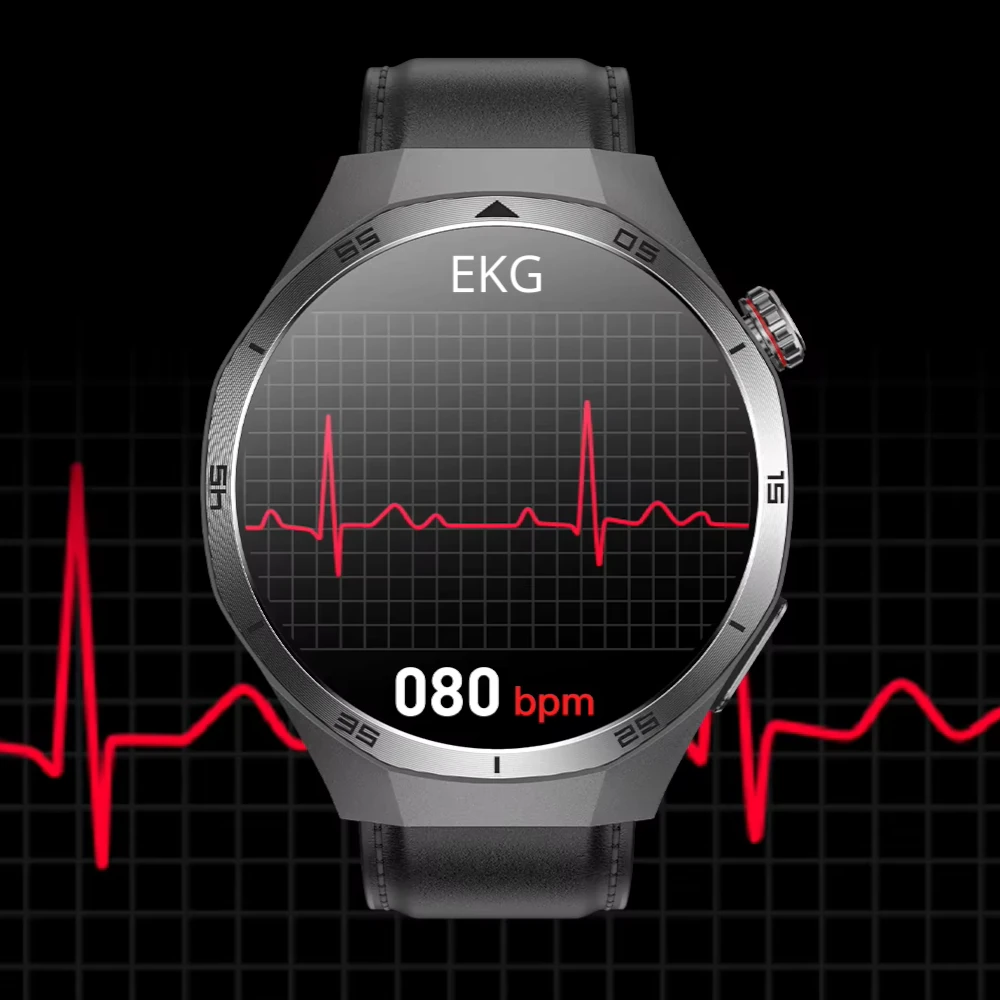 Kardiowatch Exon Strix wyświetlający pomiar EKG