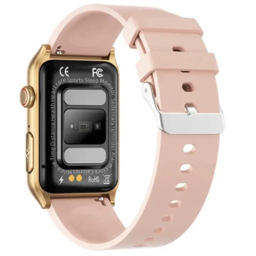 Stylowy kardiowatch damski z paskiem silikonowym