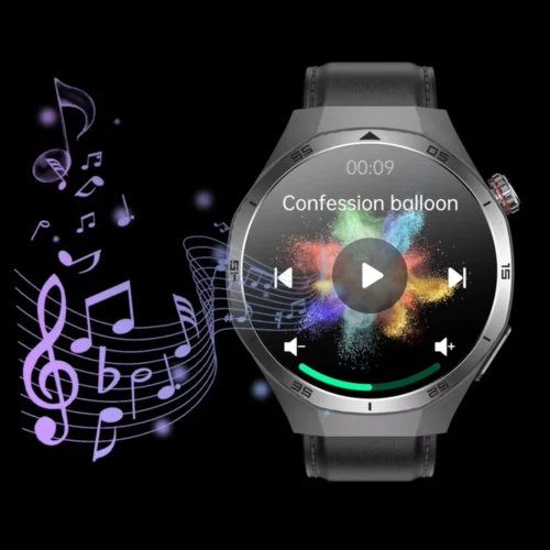 Kardiowatch Strix z włączoną funkcją sterowania muzyką