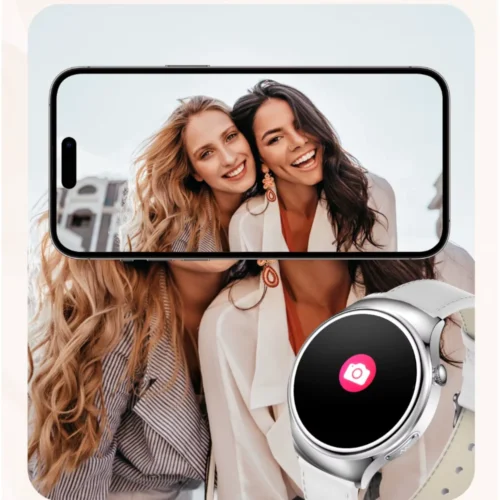 Zegarek Kardiowatch Aria z trybem zdalnego zdjęcia