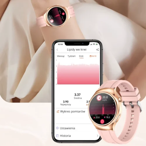 Kardiowatch Aria – podczas pomiarów lipidów