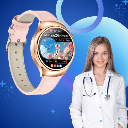 Kardiowatch EKG Exon Aria z pomiarami ciśnienia krwi, pulsometrem w zegarku