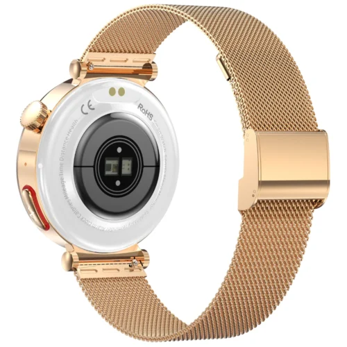 Bransloleta-18mm-Stalowa-Zlota-Do-Smartwatcha-Kardiowatcha-Zegarka-Exon