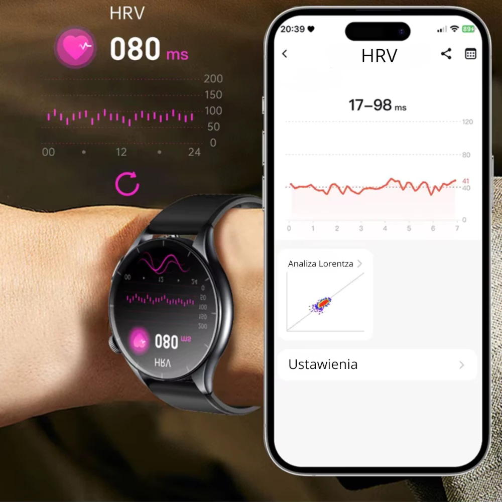 Smartwatch Exon Guard z aplikacjami sportowymi