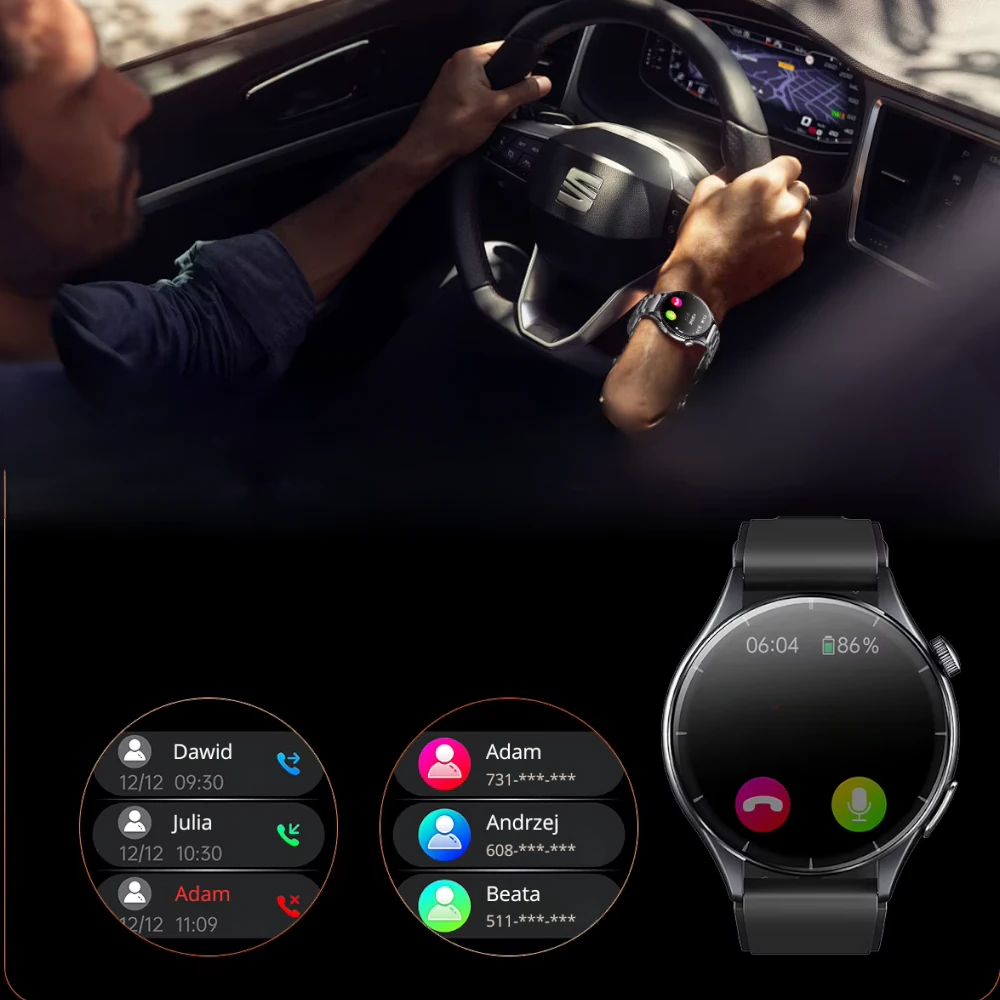 Smartwatch Exon Guard z funkcją rozmów przez Bluetooth