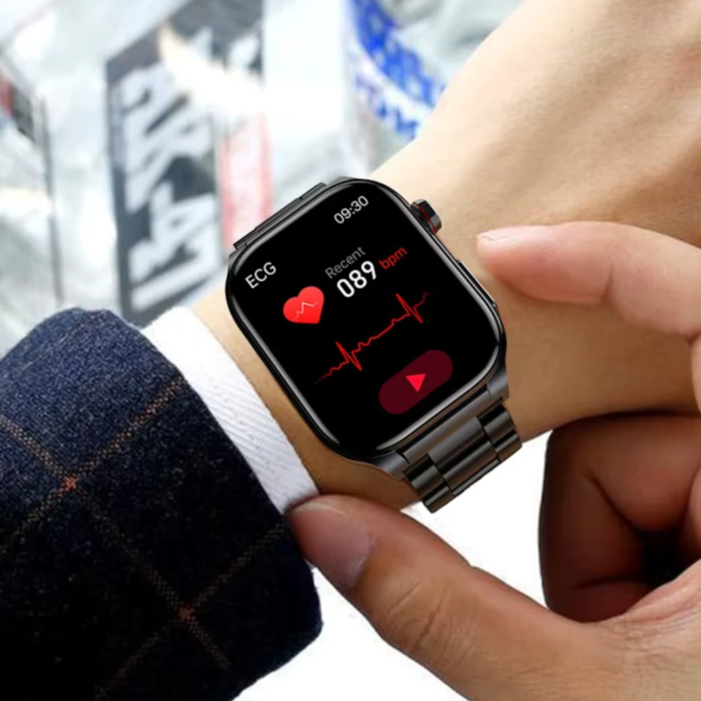 Exon Pulsemed z wykresem pomiarem EKG