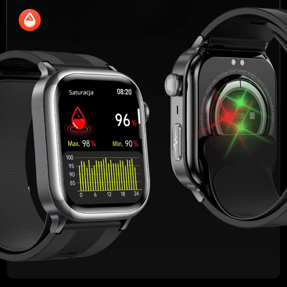 Smartwatch Exon Heartium do monitorowania zdrowia i aktywności