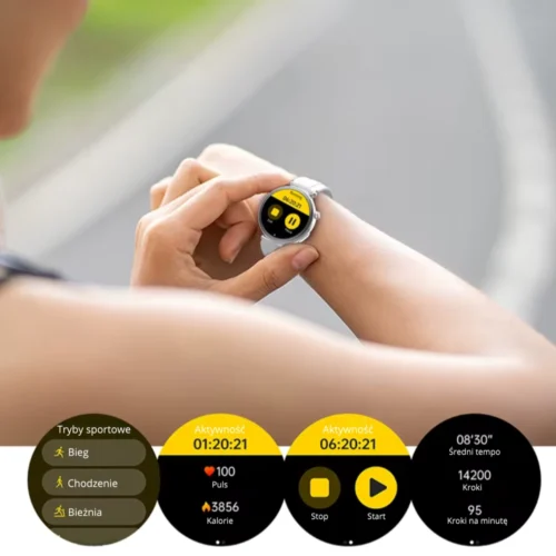 Zegarek sportowy damski Exon Lumina z trybami fitness