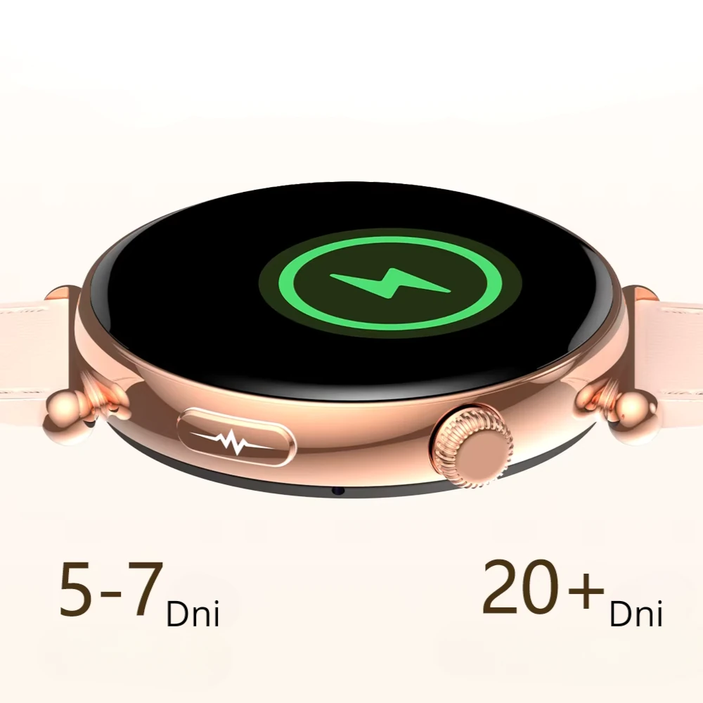 Smartwatch Exon Lumina dla kobiet z pulsometrem i krokomierzem