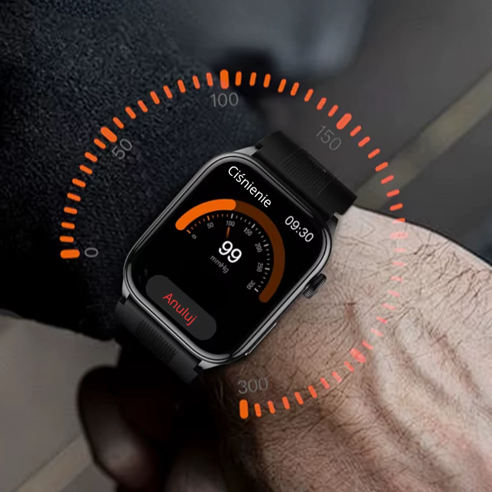 Smartwatch Exon Prime z pomiarem ciśnienia poprzez pompowany pasek