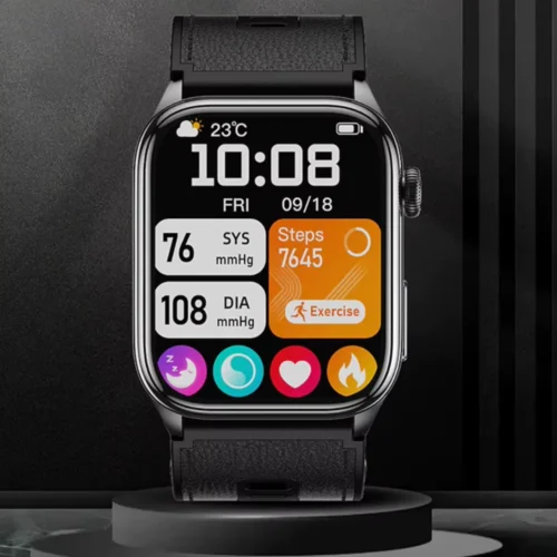 Stylowy smartwatch Exon Prime z ekranem AMOLED