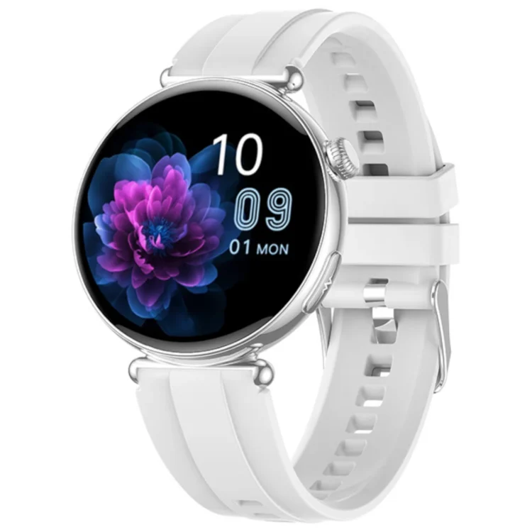 Kardiowatch srebrny dla kobiet Exon Lumina stylowy