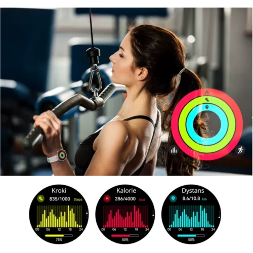 Zegarek damski różowy Exon Lumina sport i zdrowie