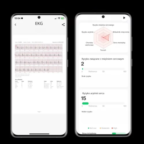 Smartwatch Exon Prime z funkcją przypomnień zdrowotnych