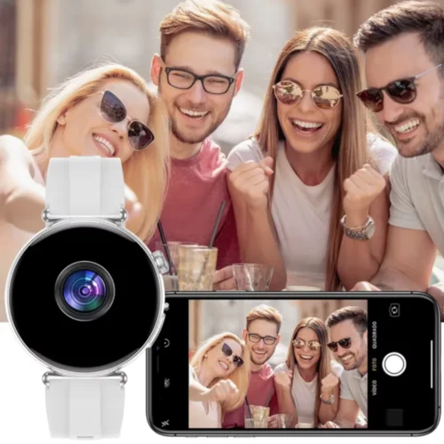 Kardiowatch Exon Lumina kobiecy elegancki sportowy z funkcja zdalnego aparatu