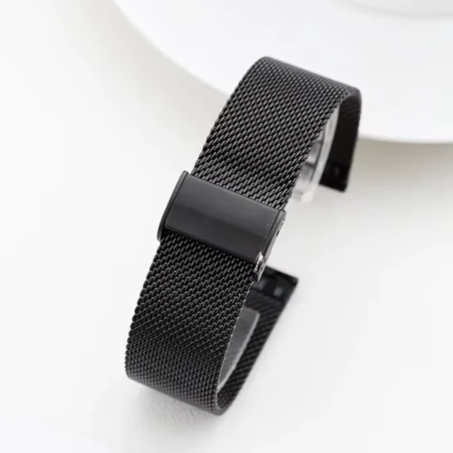 Stalowy pasek 20 mm w kolorze czarnym – wytrzymały i stylowy