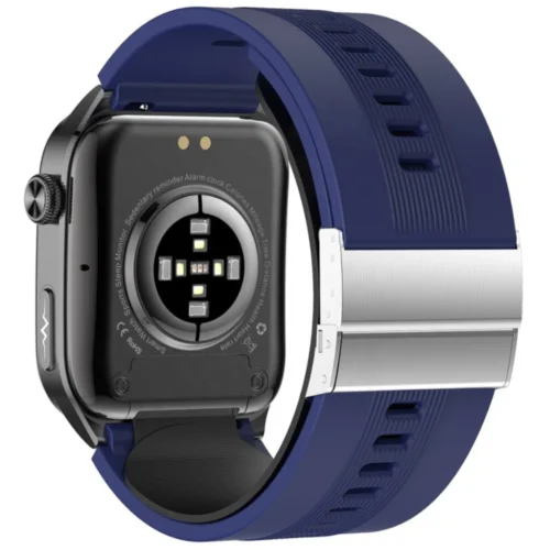 Pasek granatowy silikonowy do Kardiowatchy z pompowanym paskiem 26 mm Exon