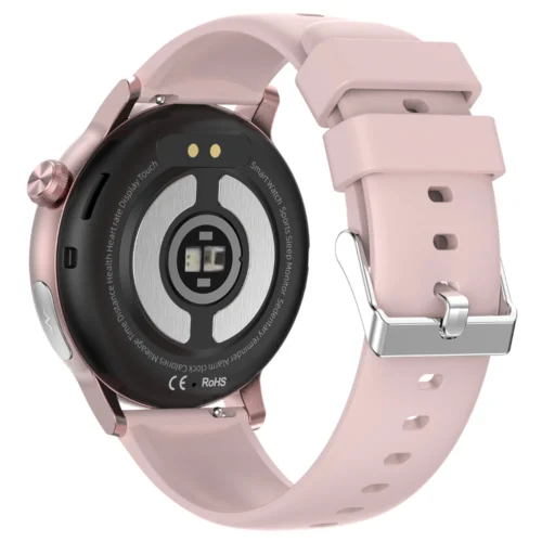 Pasek różowy silikonowy 22 mm do smartwatcha Kardiowatch Exon